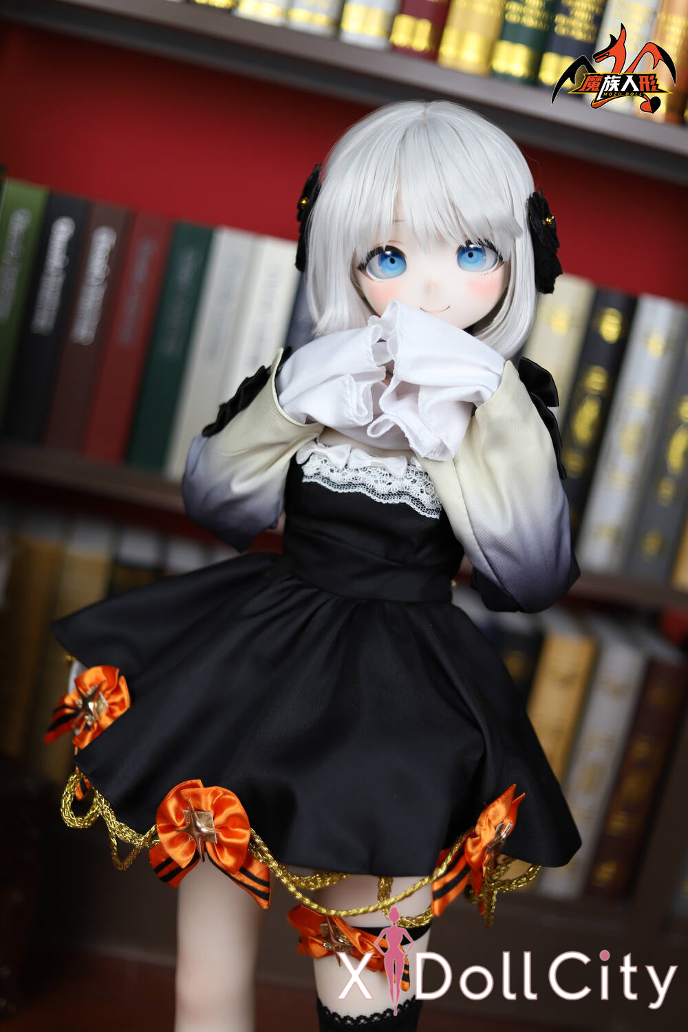 MOZU Doll 鯨鱼娘 成人スタイルラブドール アニメ ビニールヘッド＋TPEボディ ラブドール貧乳