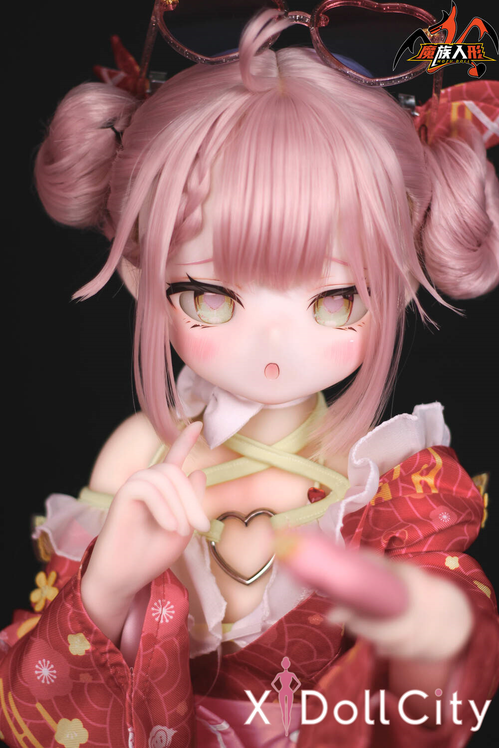 MOZU Doll 塔菲 成人スタイルラブドール 可愛い ビニールヘッド＋TPEボディ ラブドール貧乳