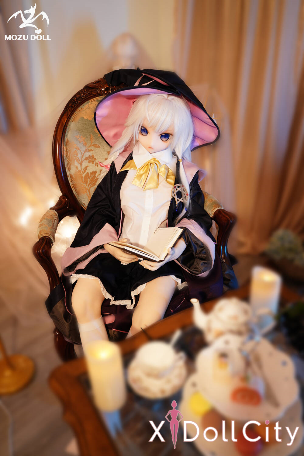 MOZU Doll 小伊 145cm 成人スタイルラブドール 神秘的で可愛い魔法使い TPE製 ラブドール良乳