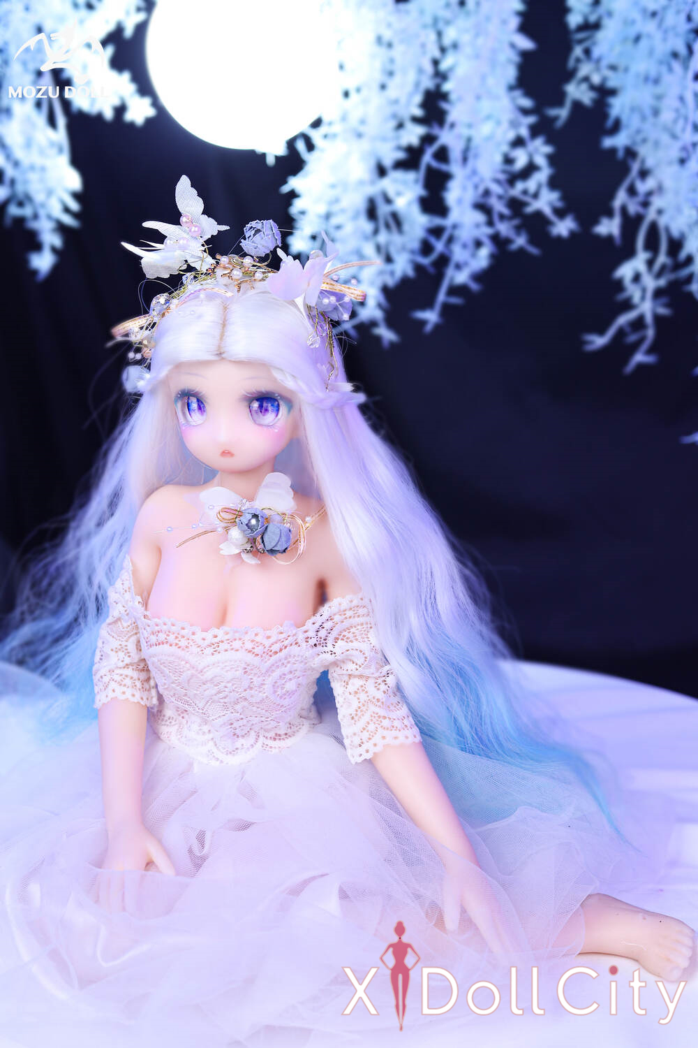 MOZU Doll 晶晶 成人スタイルラブドール 可愛い フルシリコン製 ラブドール貧乳