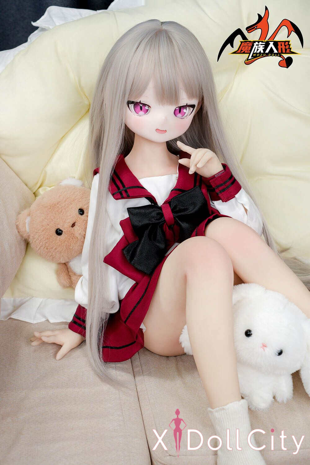 MOZU Doll 奈奈 成人スタイルラブドール ロリ ビニールヘッド＋TPEボディ ラブドール良乳