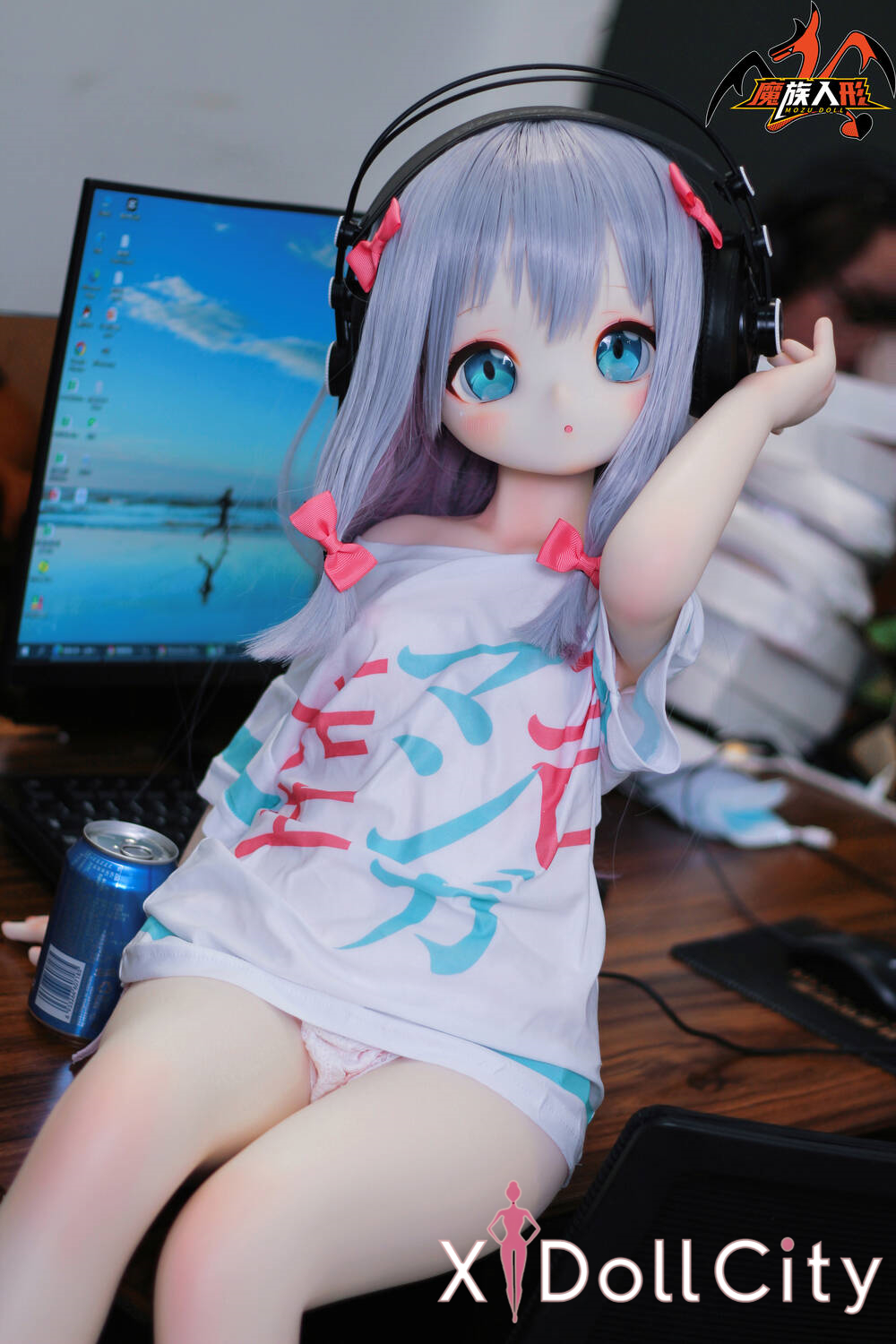 MOZU Doll 和泉纱雾 成人スタイルラブドール 可愛いアニメ系 ビニールヘッド＋TPEボディ ラブドール貧乳