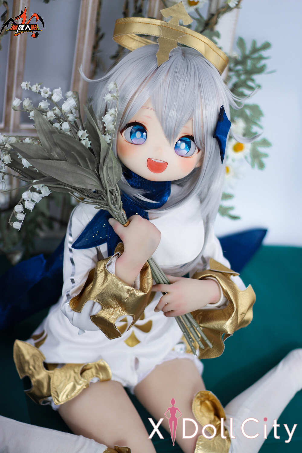 MOZU Doll 派萌 成人スタイルラブドール アニメ ビニールヘッド＋TPEボディ ラブドール貧乳