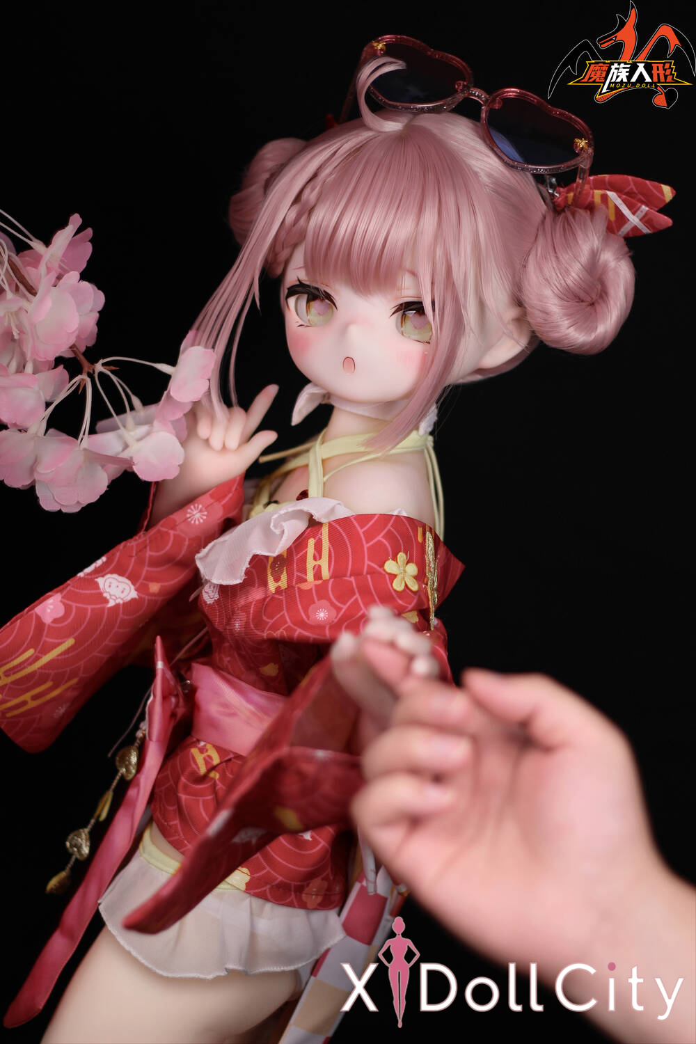 MOZU Doll 塔菲 成人スタイルラブドール 可愛い ビニールヘッド＋TPEボディ ラブドール貧乳