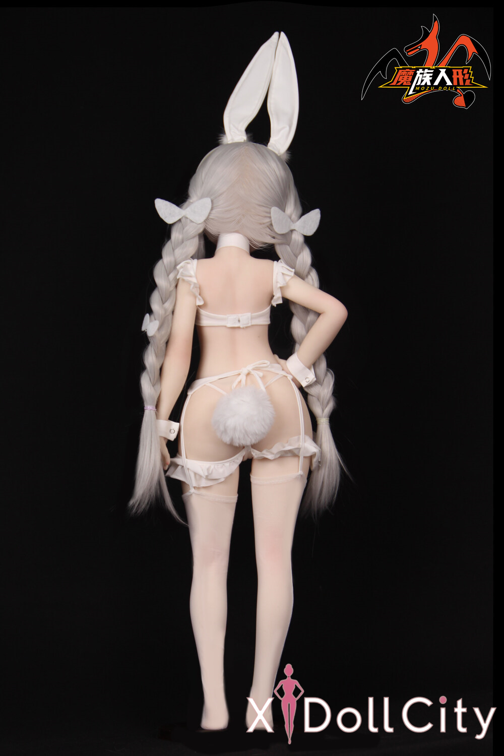 MOZU Doll 白兔 成人スタイルラブドール ミステリアスバニー系 ビニールヘッド＋TPEボディ ラブドール貧乳