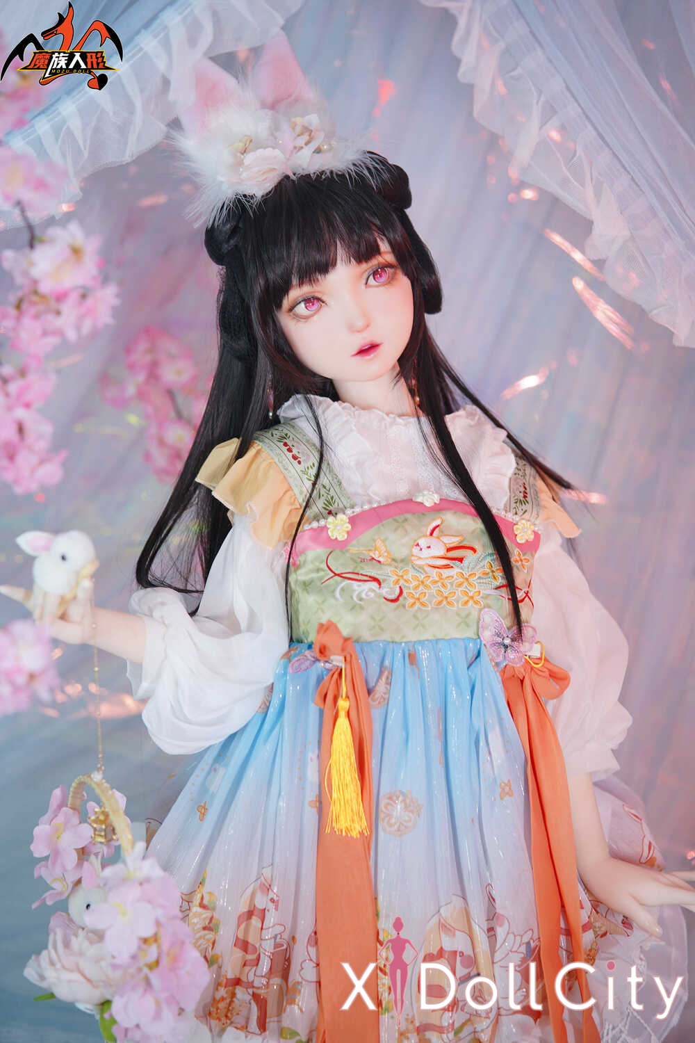 MOZU Doll 瑶儿 成人スタイルラブドール 可憐でリアルな癒し系 シリコンヘッド+TPEボディ ラブドール良乳