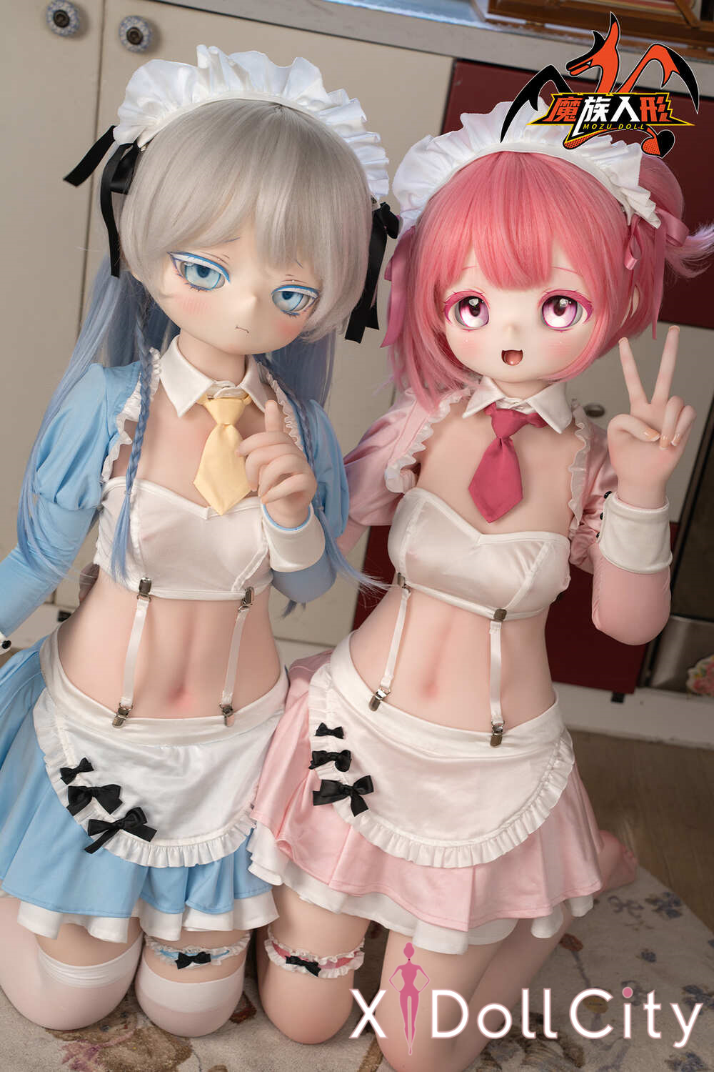 MOZU Doll 蓝莓 成人スタイルラブドール ロリ ビニールヘッド&軟質ヘッド＋TPEボディ ラブドール貧乳