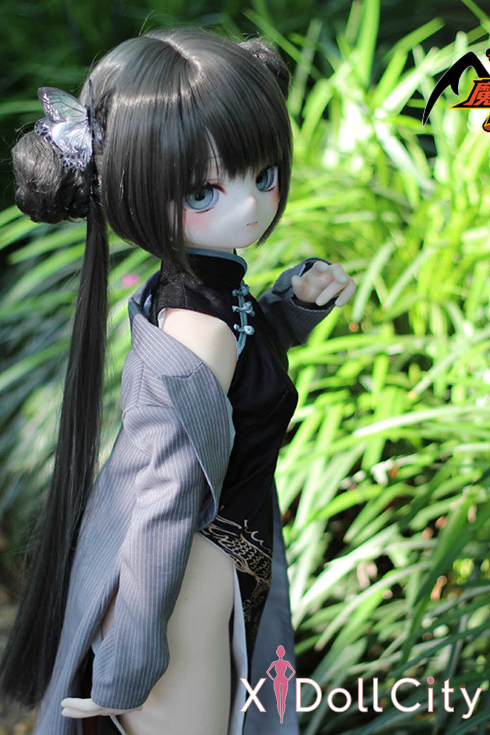 MOZU Doll 非笑 成人スタイルラブドール 可愛い ビニールヘッド＋TPEボディ ラブドール貧乳