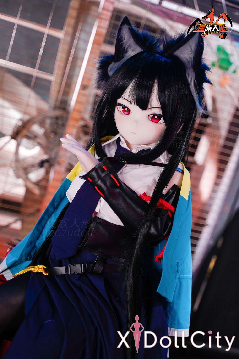 MOZU Doll 雅雅 成人スタイルラブドール 可愛い ビニールヘッド＋TPEボディ ラブドール貧乳