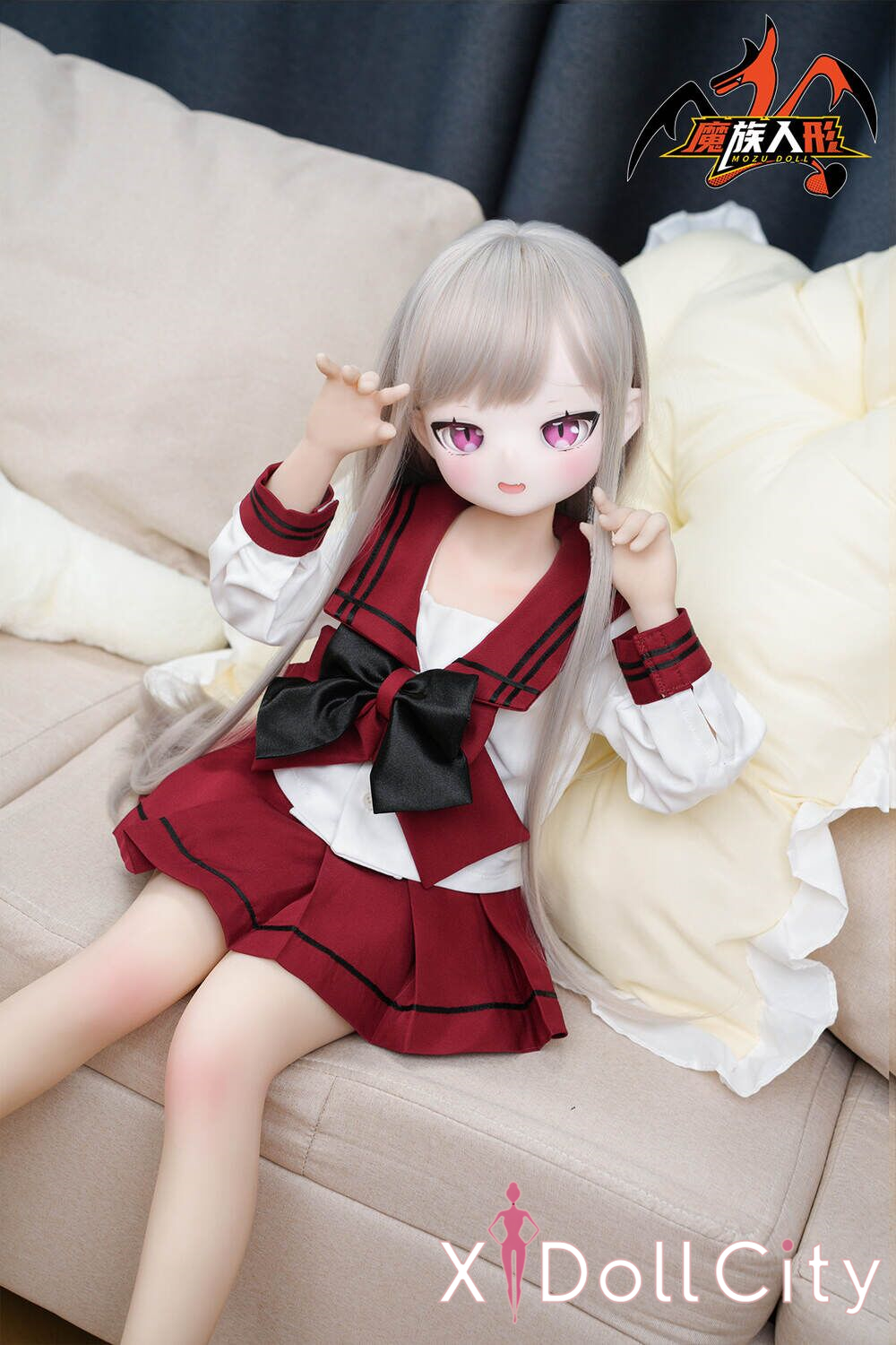 MOZU Doll 奈奈 成人スタイルラブドール ロリ ビニールヘッド＋TPEボディ ラブドール良乳