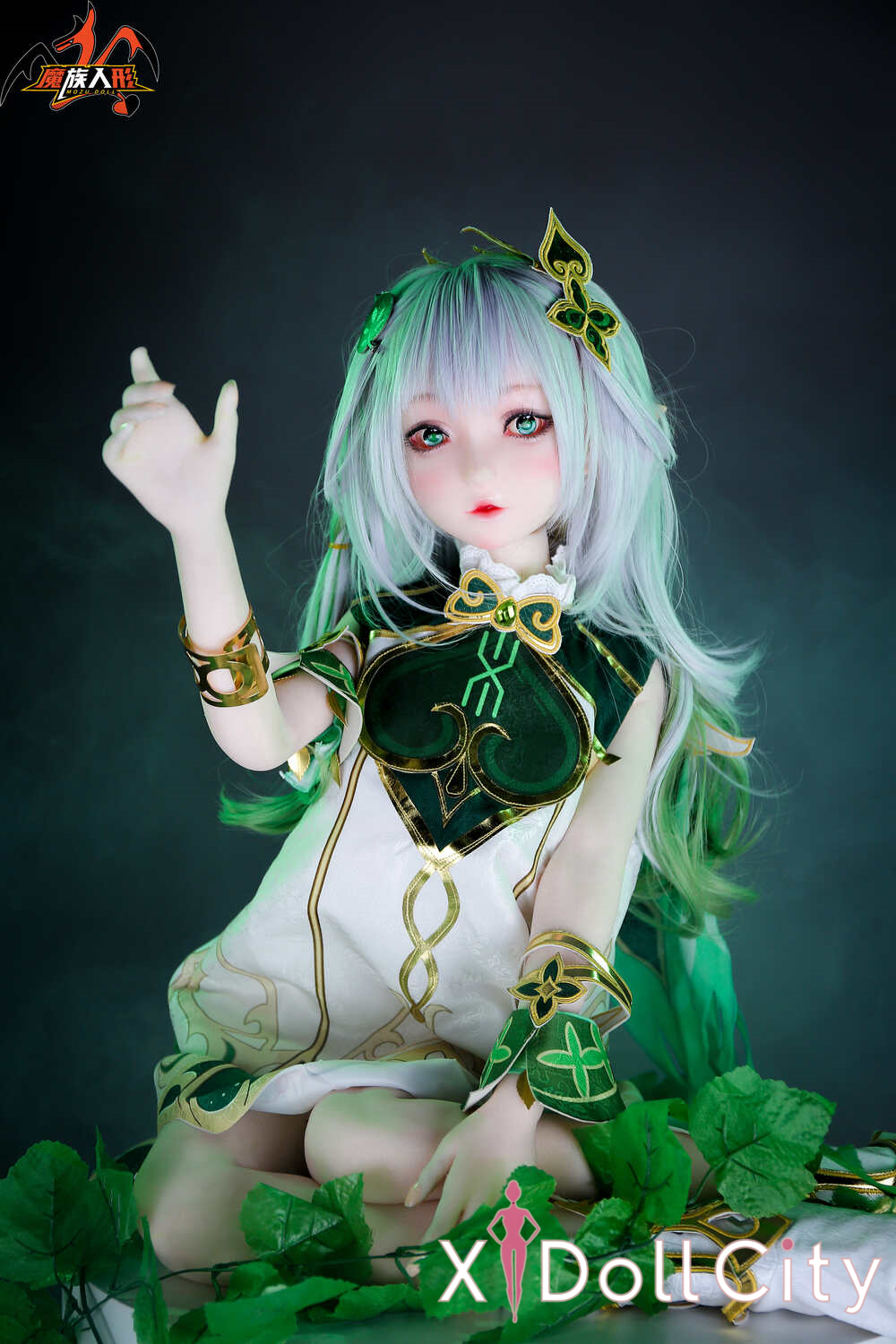 MOZU Doll 净华 成人スタイルラブドール 幻想的な癒し系アニメ シリコンヘッド+TPEボディ ラブドール良乳