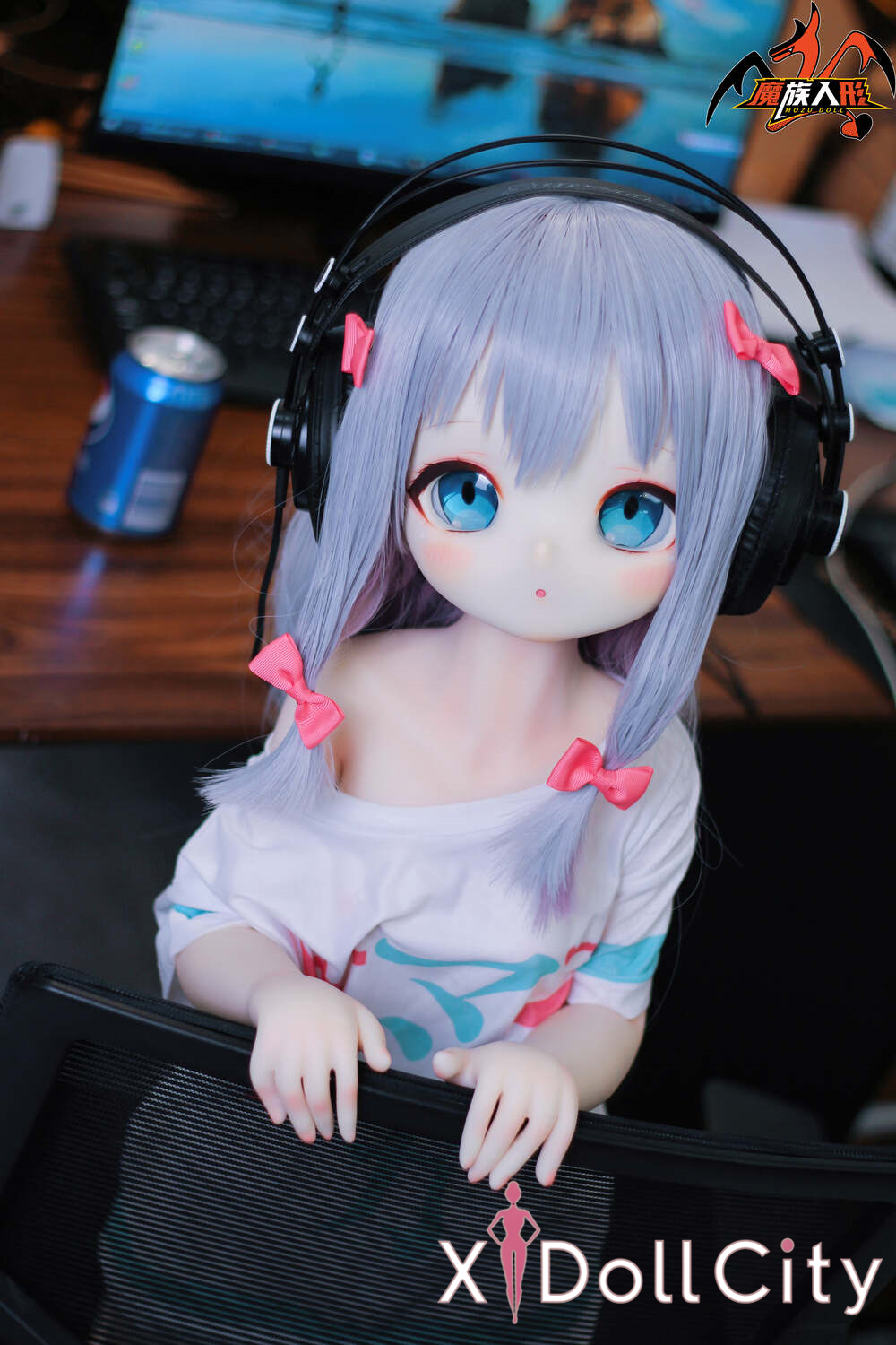 MOZU Doll 和泉纱雾 成人スタイルラブドール 可愛いアニメ系 ビニールヘッド＋TPEボディ ラブドール貧乳
