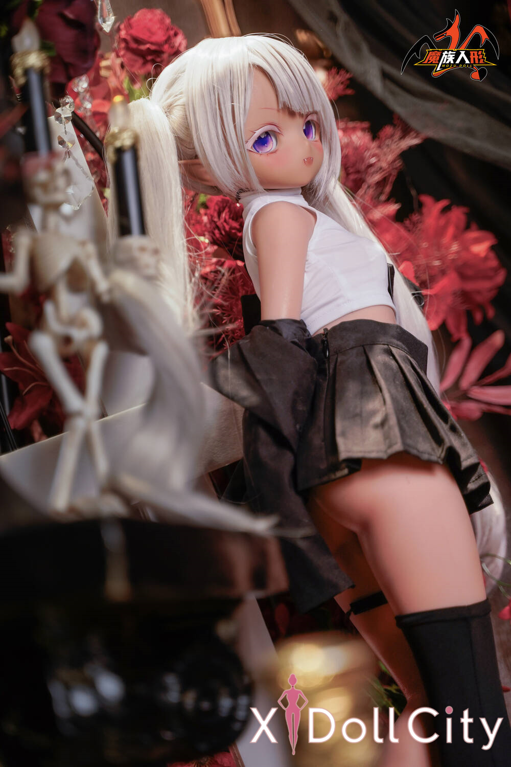 MOZU Doll 小七 成人スタイルラブドール ロリ ビニールヘッド＋TPEボディ ラブドール良乳