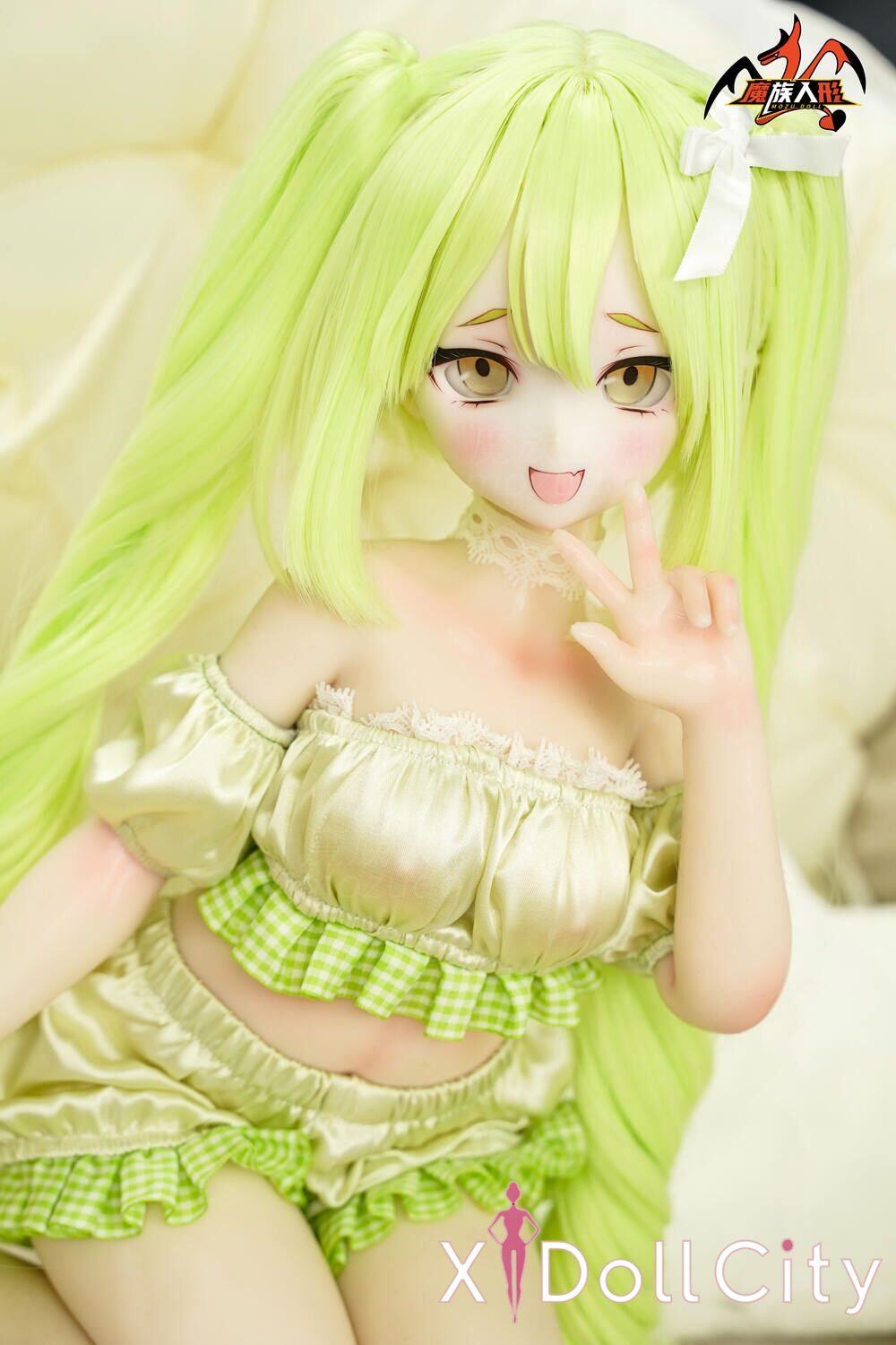 MOZU Doll 小望 成人スタイルラブドール 可愛い ビニールヘッド＋シリコンボディ ラブドール貧乳