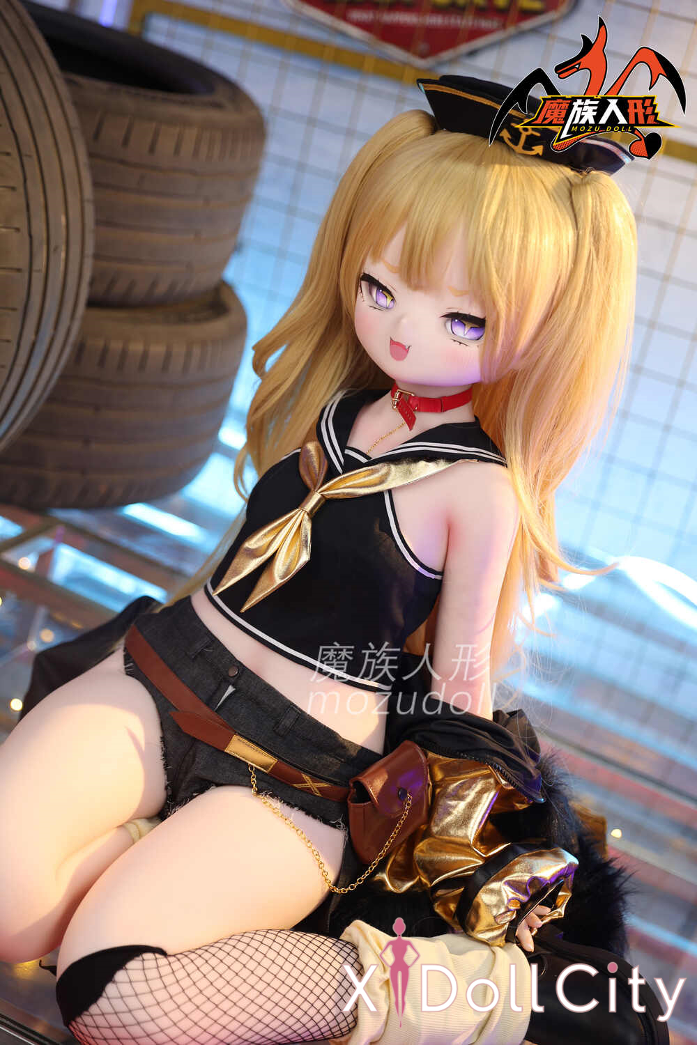 MOZU Doll 貝蒂 成人スタイルラブドール ロリ ビニールヘッド&軟質ヘッド＋TPEボディ ラブドール貧乳