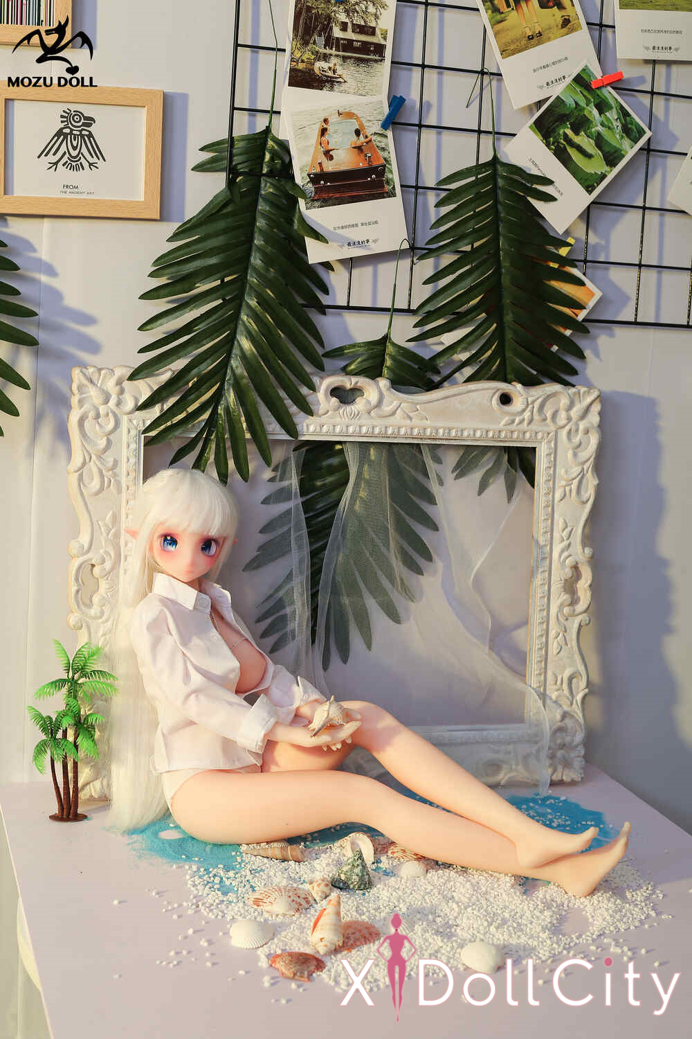 MOZU Doll 雪儿 成人スタイルラブドール エルフ フルシリコン製 ラブドール貧乳