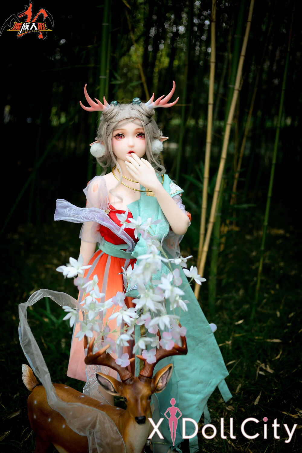 MOZU Doll 瑶儿 145cm 成人スタイルラブドール 幻想的で優雅なアニメ TPE製 ラブドール良乳