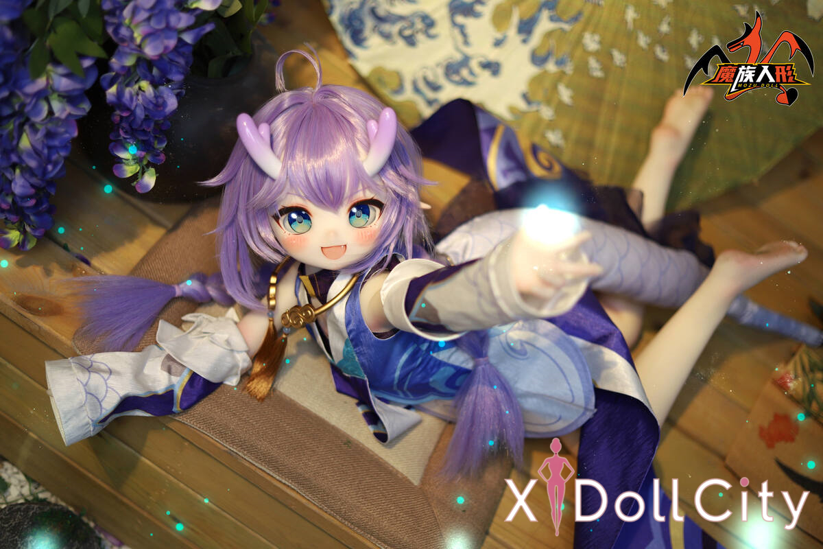 MOZU Doll 小白龍 成人スタイルラブドール アニメ ビニールヘッド＋TPEボディ ラブドール貧乳