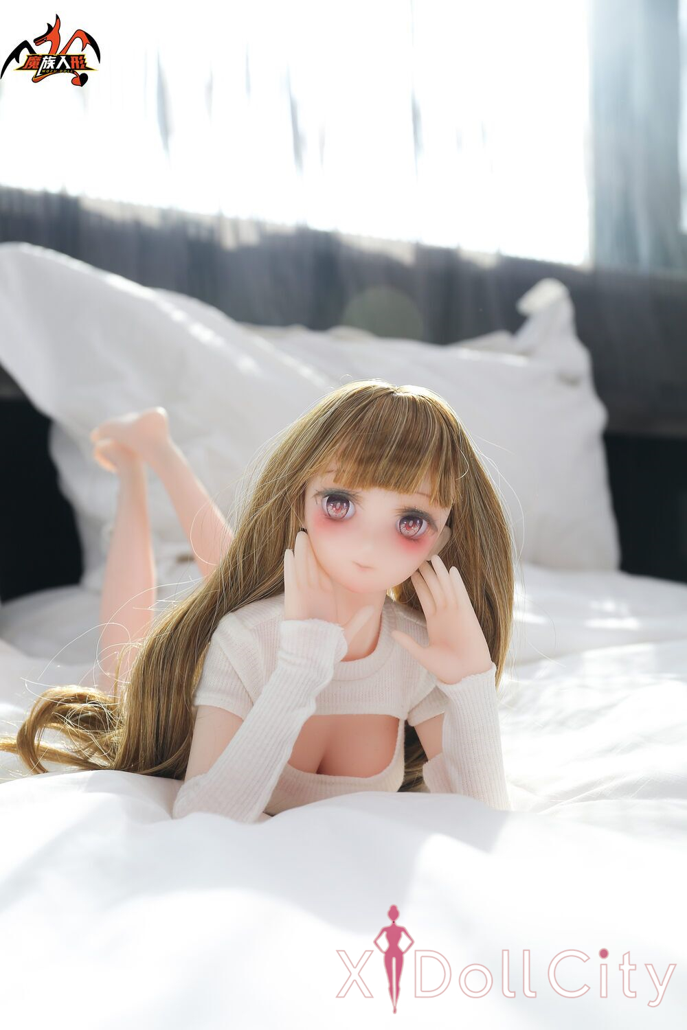 MOZU Doll 小珍妮 成人スタイルラブドール 可愛い フルシリコン製 ラブドール貧乳