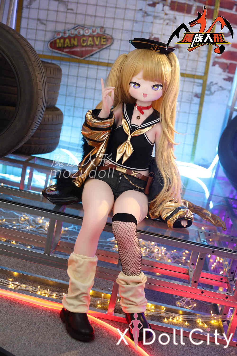 MOZU Doll 貝蒂 成人スタイルラブドール ロリ ビニールヘッド&軟質ヘッド＋TPEボディ ラブドール貧乳