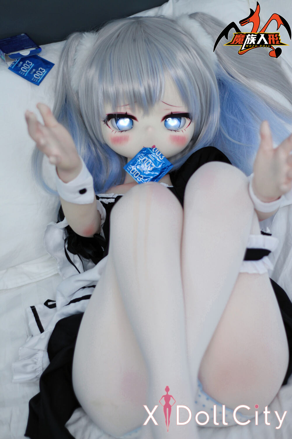 MOZU Doll 未来 成人スタイルラブドール ロリ ビニールヘッド&軟質ヘッド＋TPEボディ ラブドール貧乳