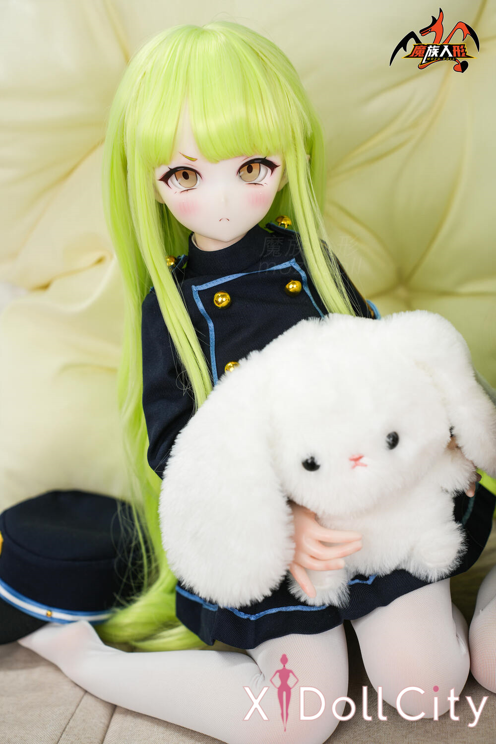 MOZU Doll 小光 成人スタイルラブドール 可愛い ビニールヘッド＋シリコンボディ ラブドール貧乳