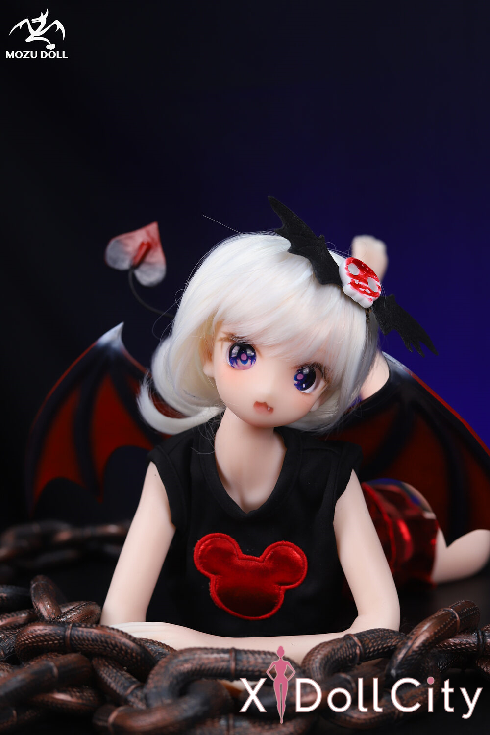 MOZU Doll 小悪魔 成人スタイルラブドール 可愛い シリコンラブドール ラブドール貧乳