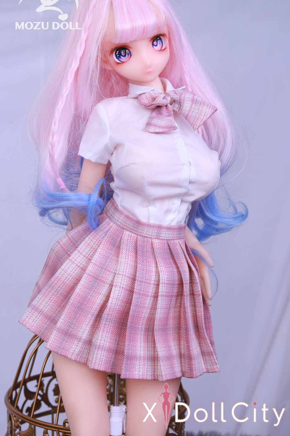 MOZU Doll 小桃 成人スタイルラブドール 制服スタイル フルシリコン製 ラブドール貧乳