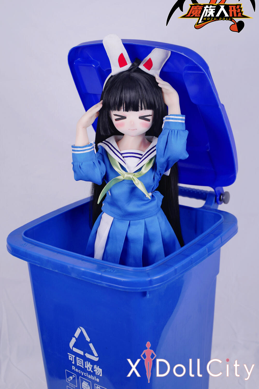 MOZU Doll 美游 成人スタイルラブドール 可愛い ビニールヘッド＋TPEボディ ラブドール貧乳