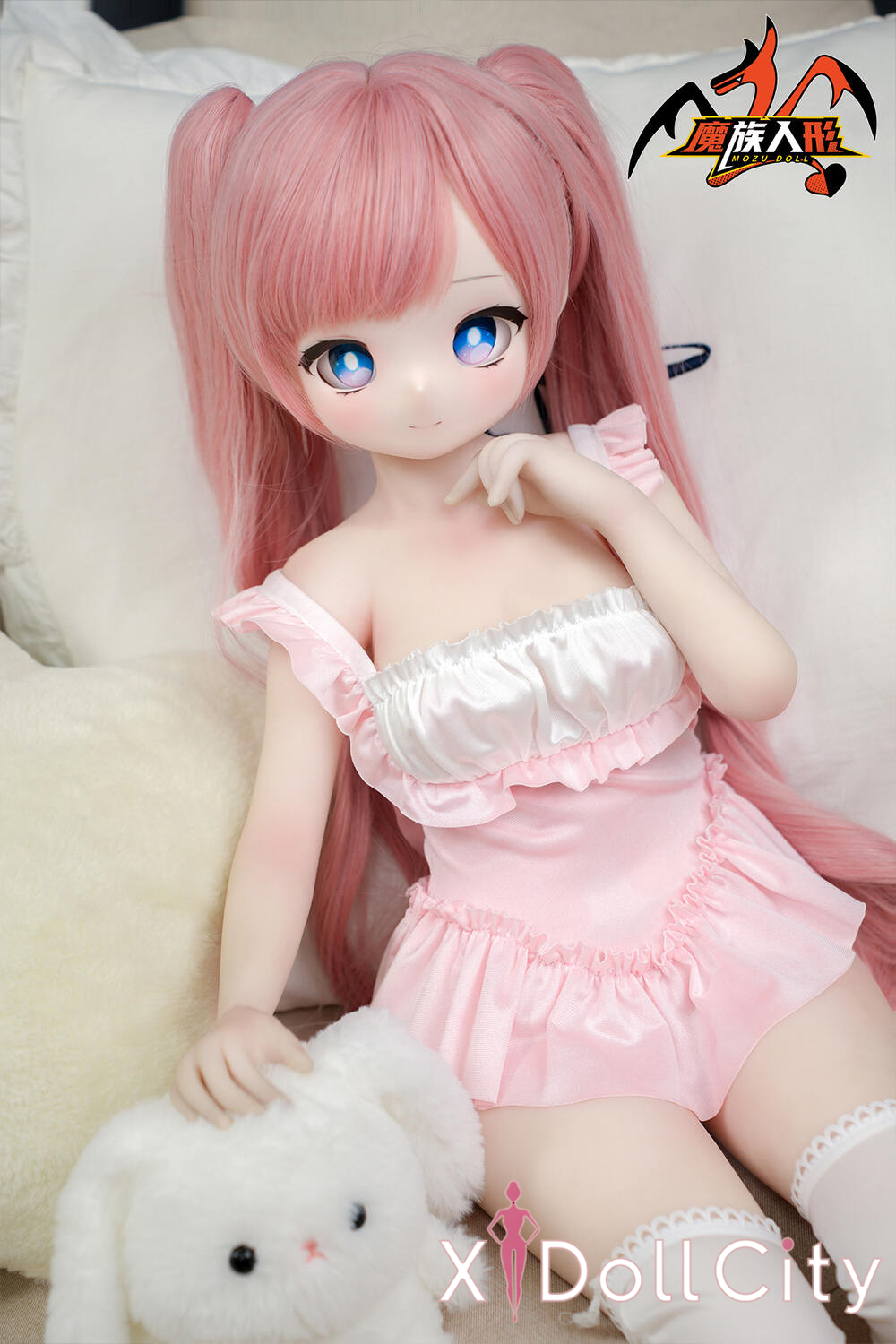 MOZU Doll 卷卷 成人スタイルラブドール ロリ ビニールヘッド＋TPEボディ ラブドール良乳