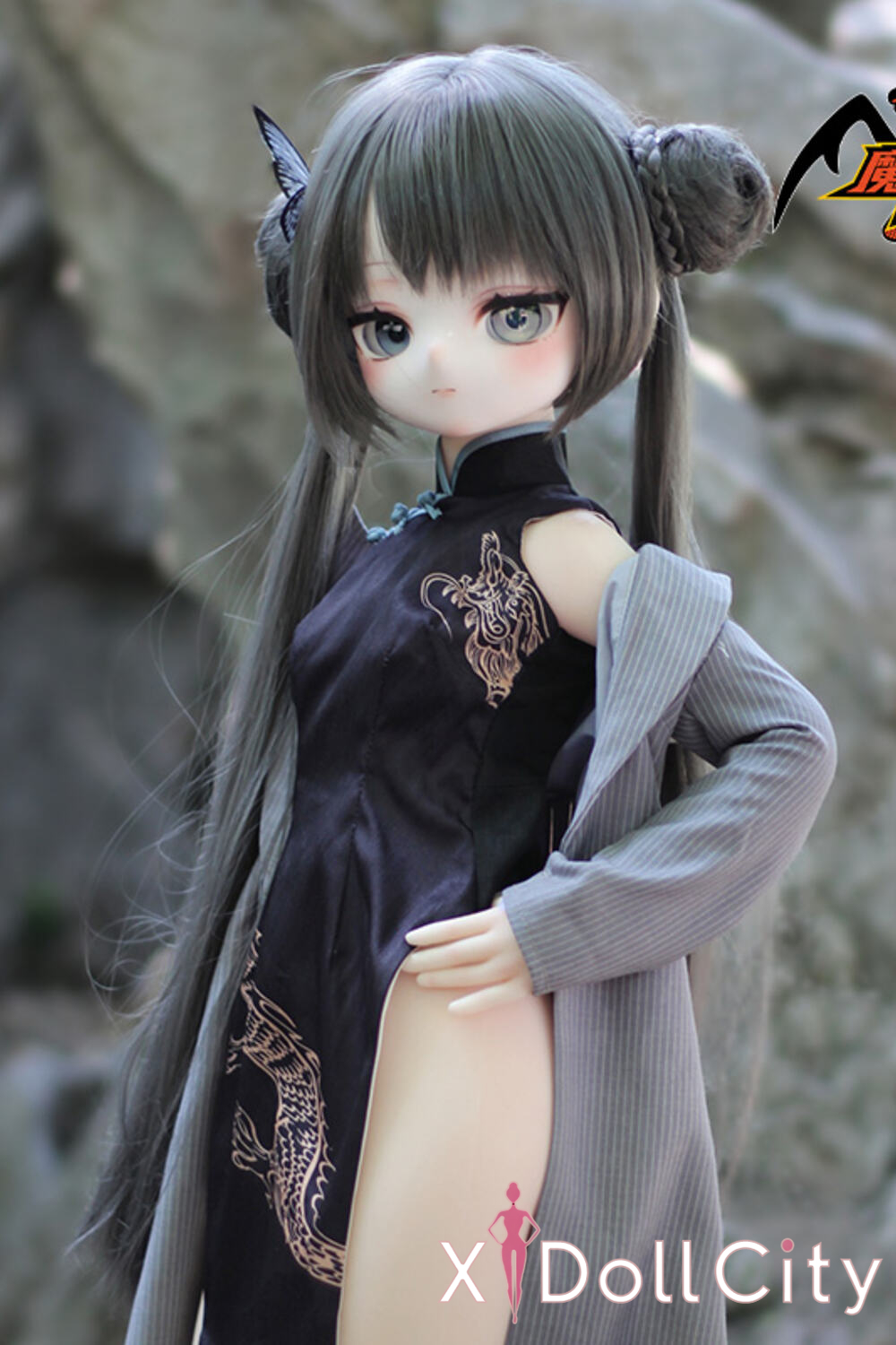 MOZU Doll 非笑 成人スタイルラブドール 可愛い ビニールヘッド＋TPEボディ ラブドール貧乳