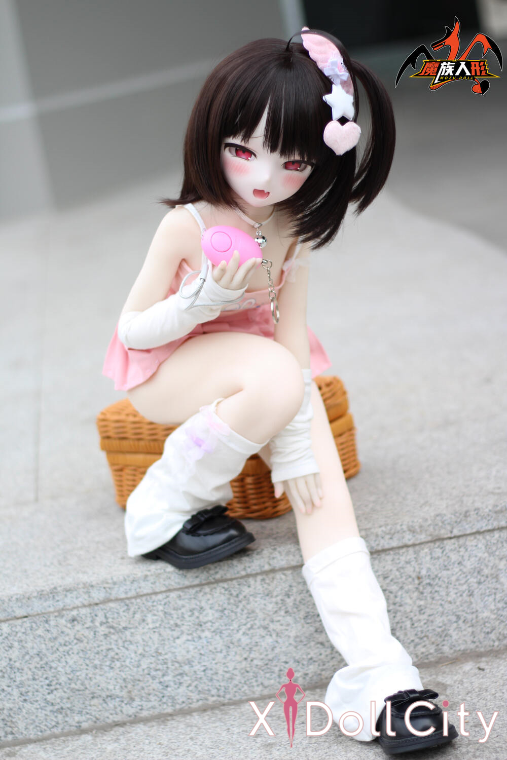 MOZU Doll 美夜 成人スタイルラブドール キュートなミニ ビニールヘッド＋TPEボディ ラブドール貧乳