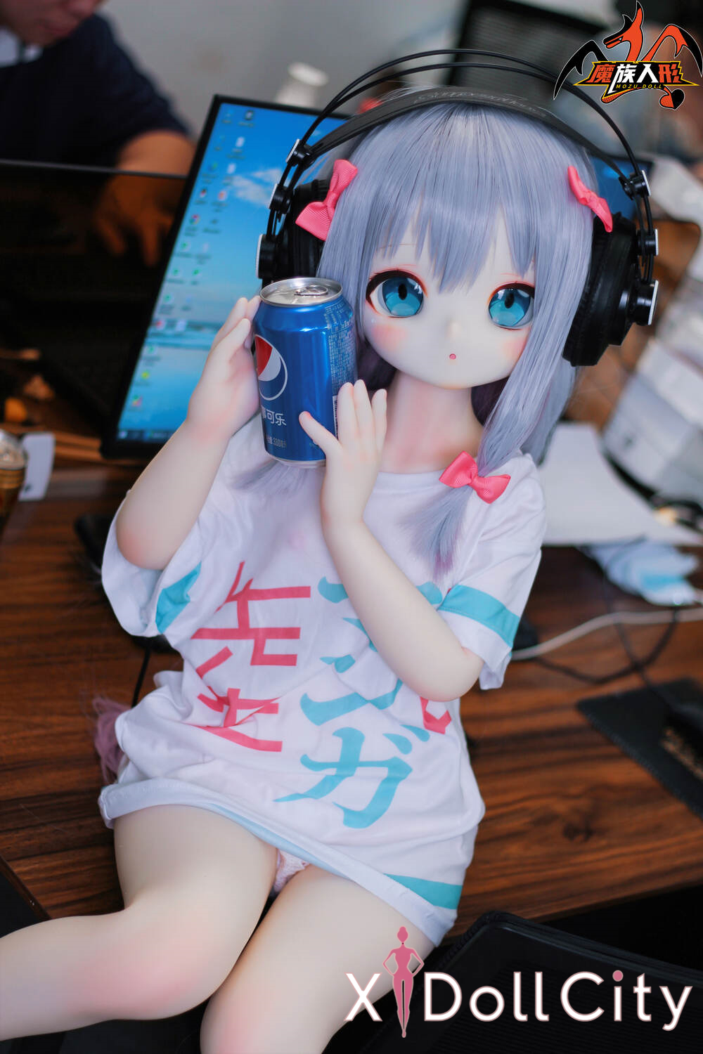 MOZU Doll 和泉纱雾 成人スタイルラブドール 可愛いアニメ系 ビニールヘッド＋TPEボディ ラブドール貧乳