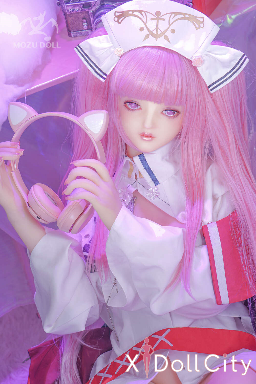 MOZU Doll 小仙 145cm 成人スタイルラブドール 小悪魔ナース風スレンダー TPE製 ラブドール貧乳