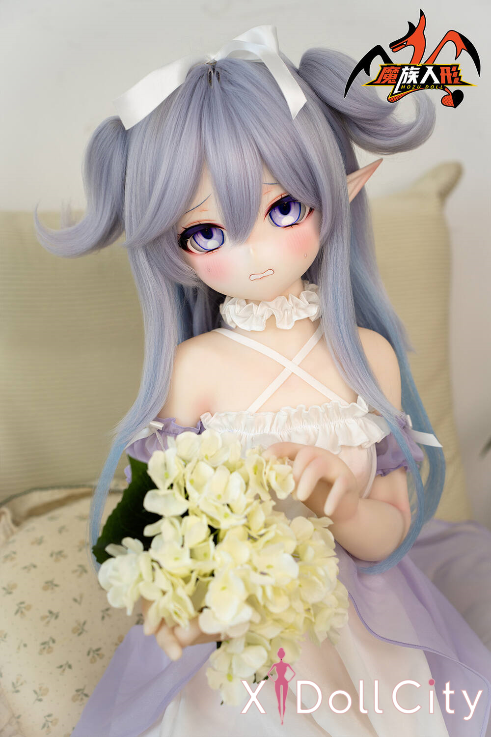 MOZU Doll 依依 成人スタイルラブドール 可愛い癒し系 ビニールヘッド＋TPEボディ ラブドール貧乳