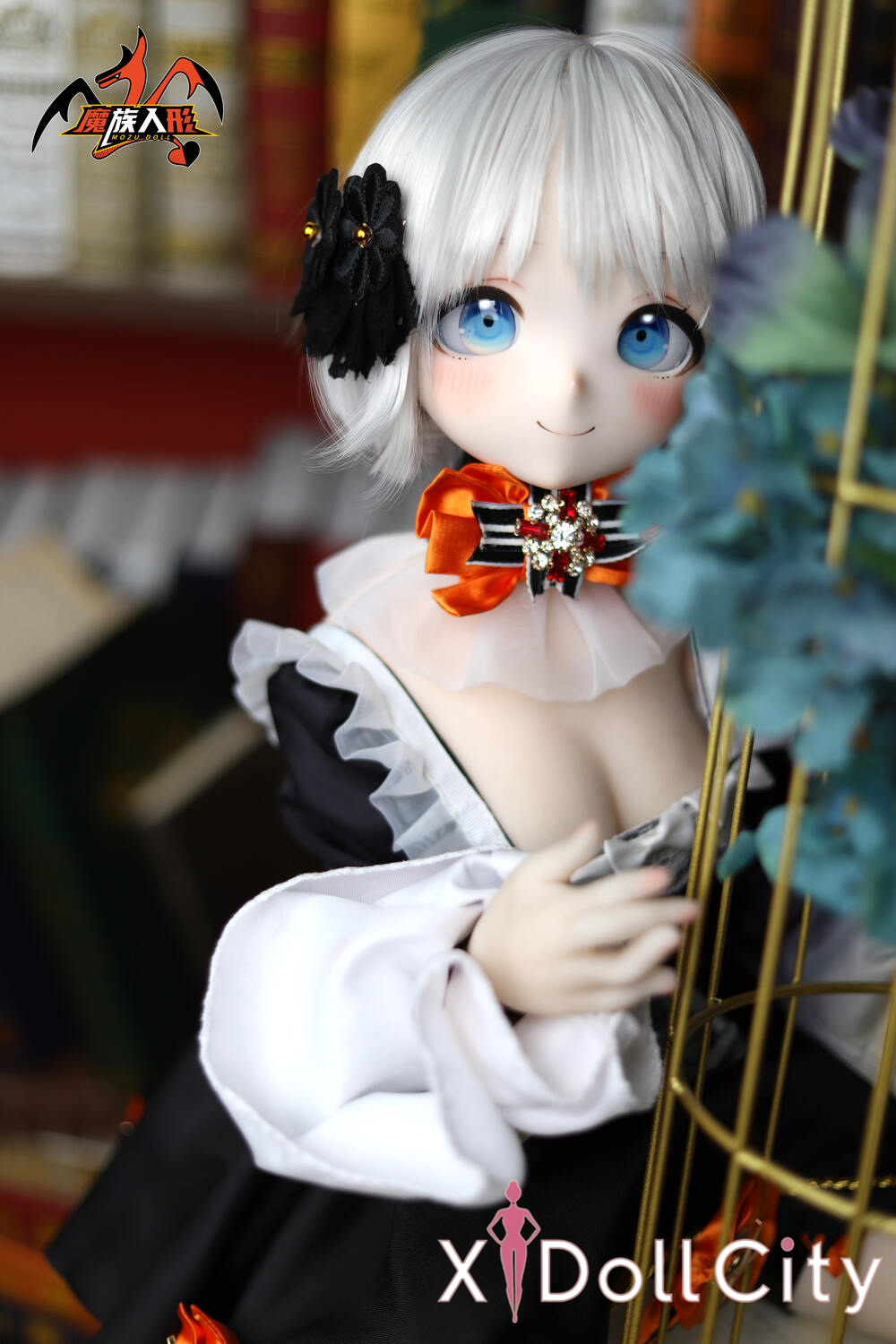 MOZU Doll 鯨鱼娘 成人スタイルラブドール アニメ ビニールヘッド＋TPEボディ ラブドール貧乳