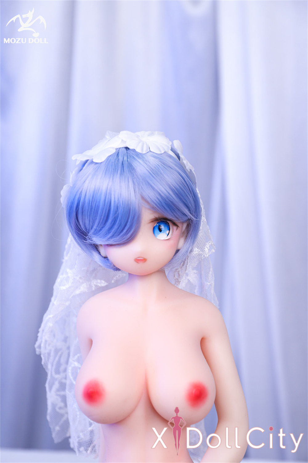 MOZU Doll 小小姆 成人スタイルラブドール 可愛い フルシリコン製 ラブドール貧乳