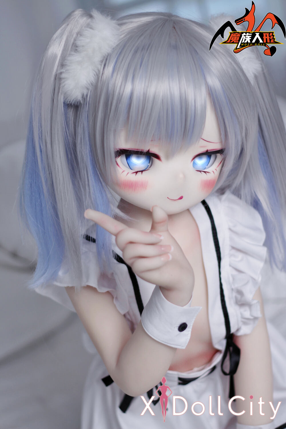 MOZU Doll 未来 成人スタイルラブドール ロリ ビニールヘッド&軟質ヘッド＋TPEボディ ラブドール貧乳