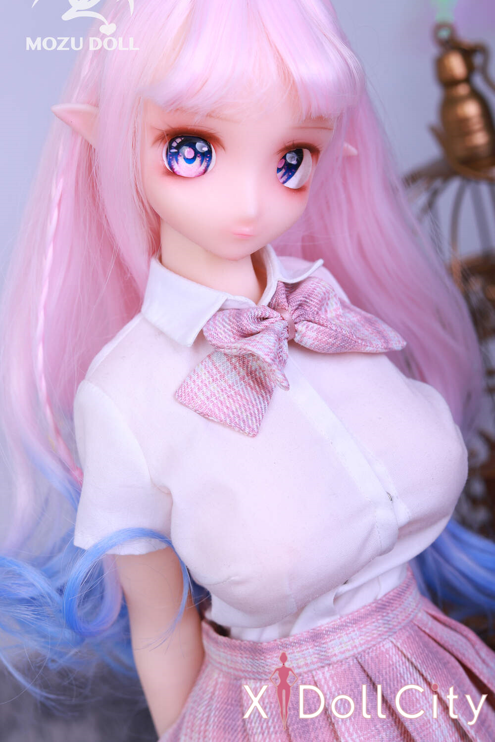 MOZU Doll 小桃 成人スタイルラブドール 制服スタイル フルシリコン製 ラブドール貧乳