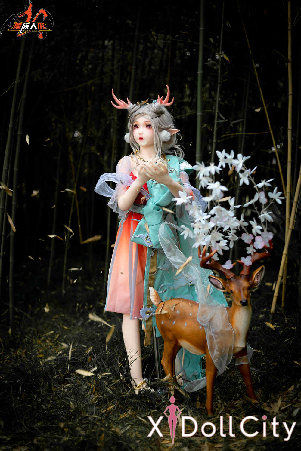 MOZU Doll 瑶儿 145cm 成人スタイルラブドール 幻想的で優雅なアニメ TPE製 ラブドール良乳