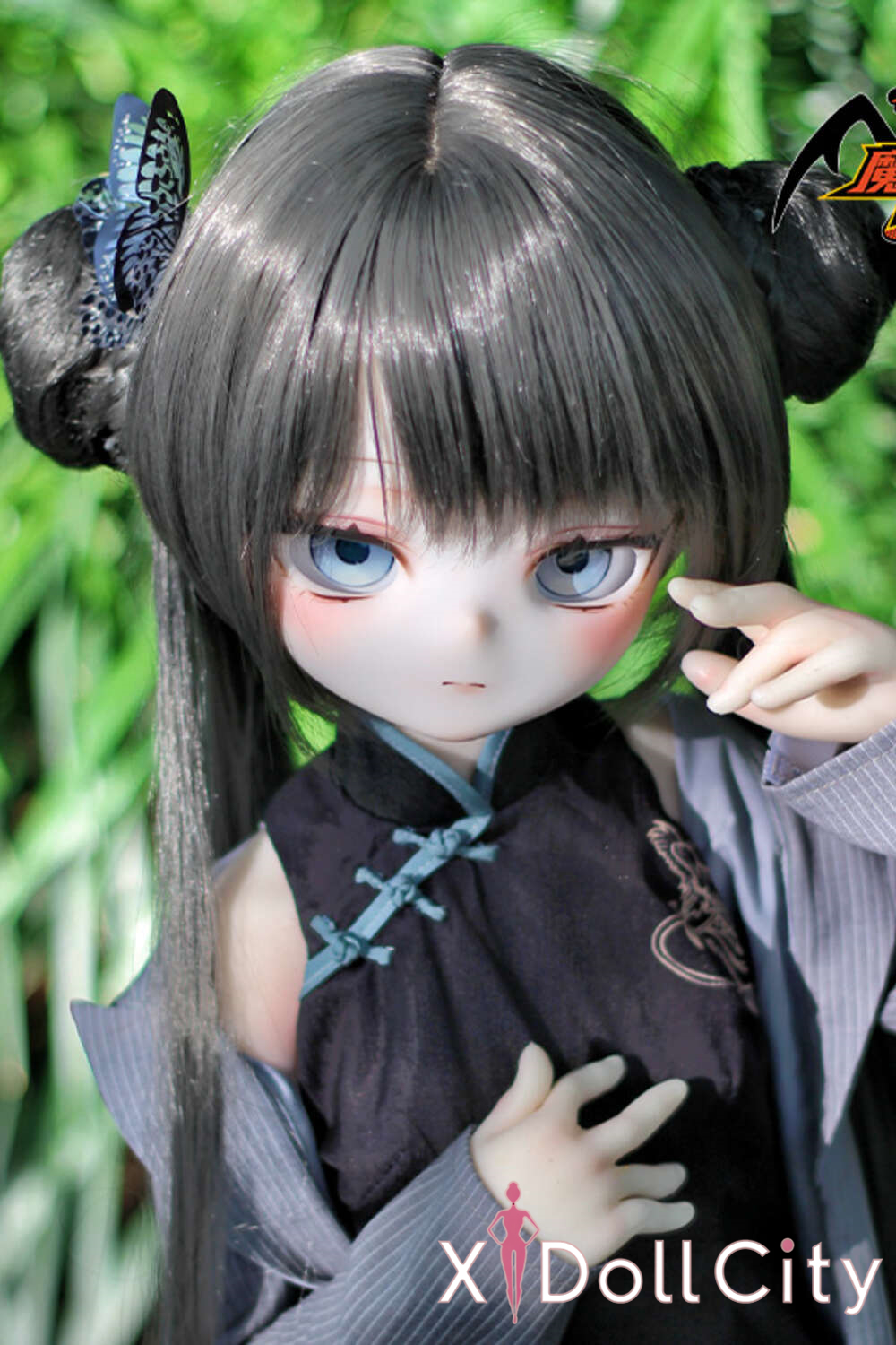 MOZU Doll 非笑 成人スタイルラブドール 可愛い ビニールヘッド＋TPEボディ ラブドール貧乳