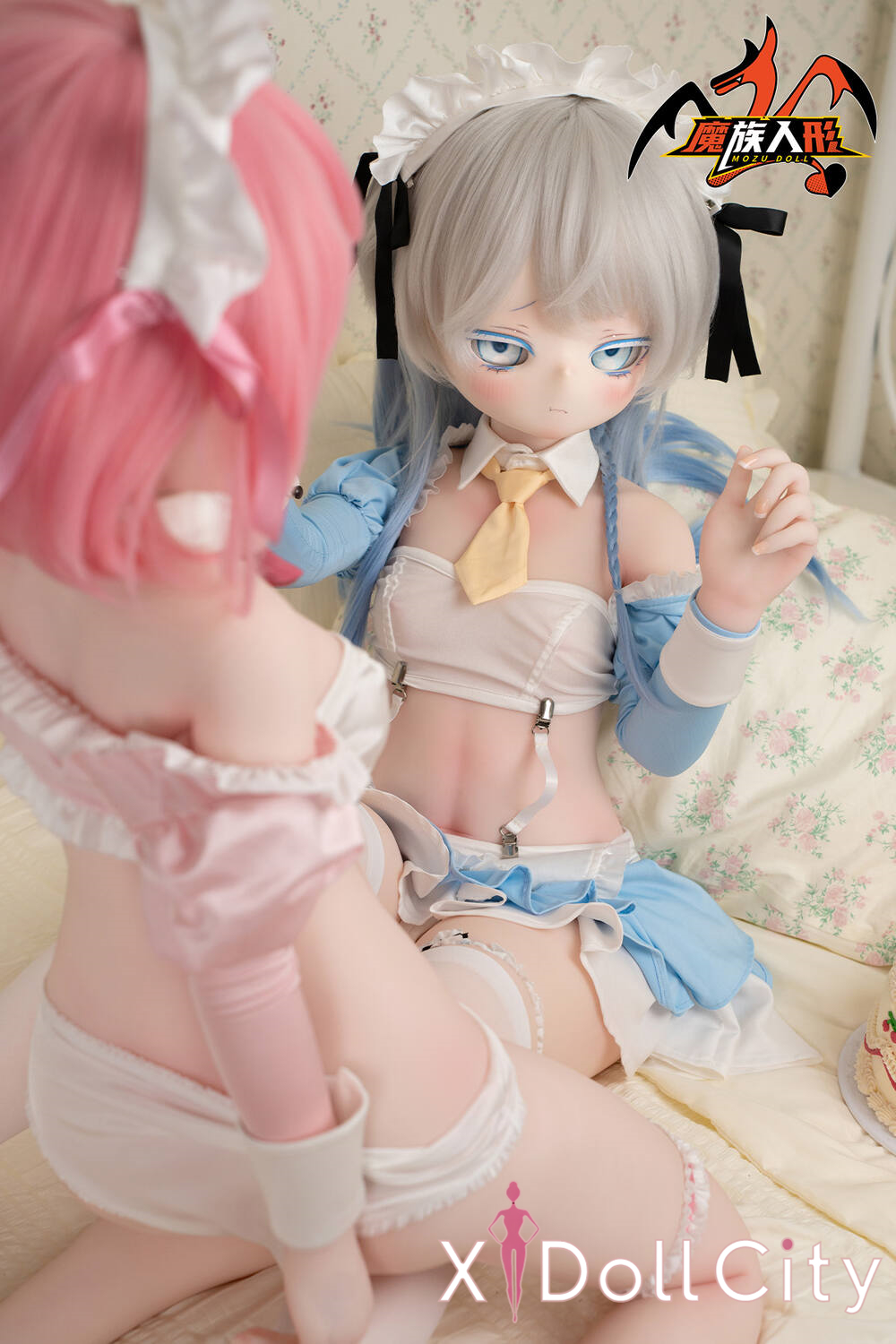 MOZU Doll 蓝莓 成人スタイルラブドール ロリ ビニールヘッド&軟質ヘッド＋TPEボディ ラブドール貧乳