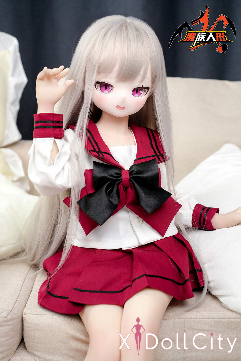 MOZU Doll 奈奈 成人スタイルラブドール ロリ ビニールヘッド＋TPEボディ ラブドール良乳