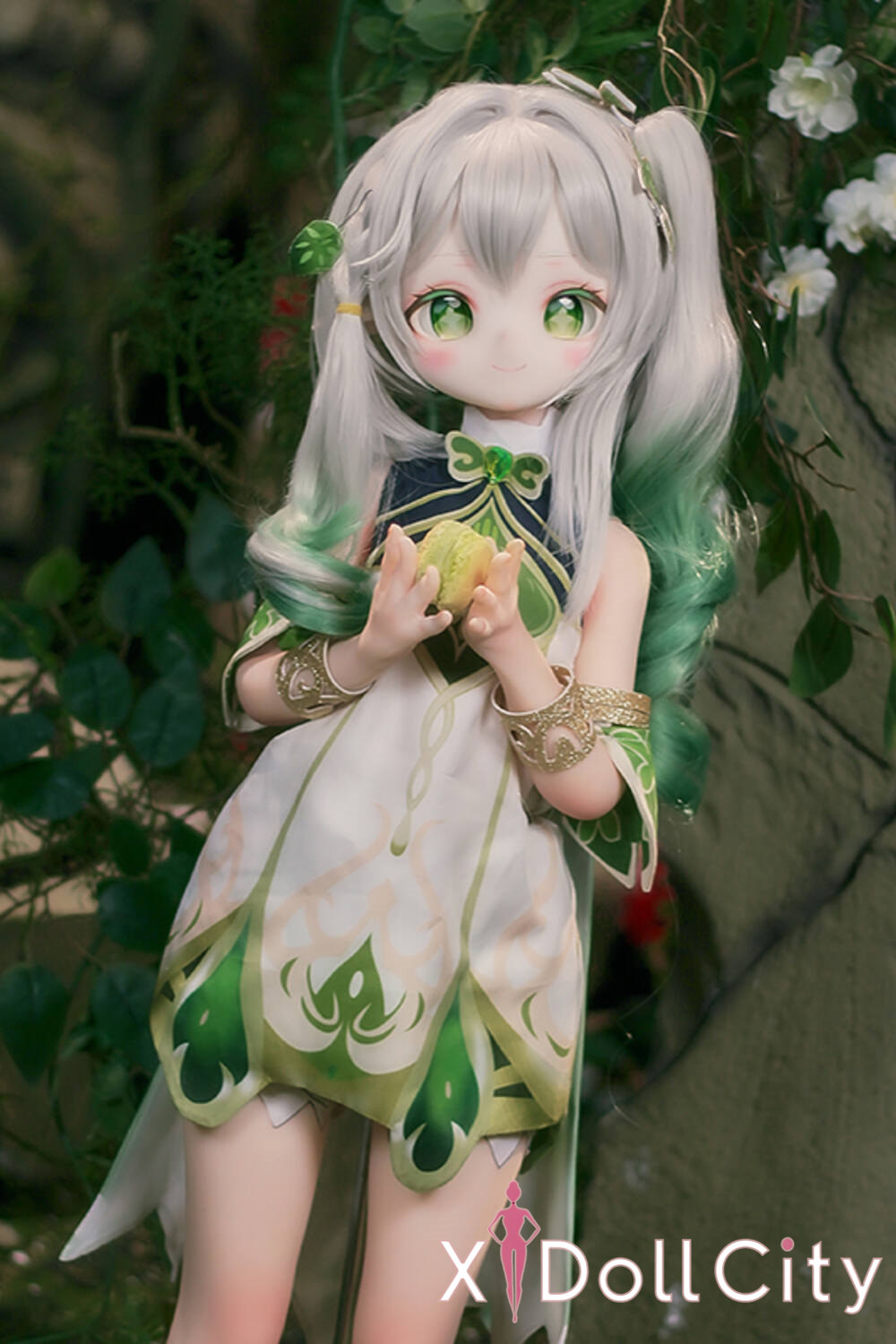 MOZU Doll 小草 成人スタイルラブドール アニメ キュートなアニメ風 ビニールヘッド＋TPEボディ ラブドール貧乳