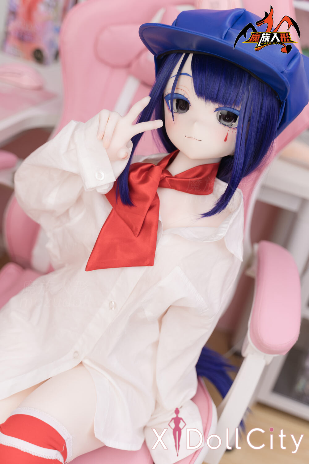 MOZU Doll 米拉 成人スタイルラブドール 可愛い ビニールヘッド＋TPEボディ ラブドール貧乳