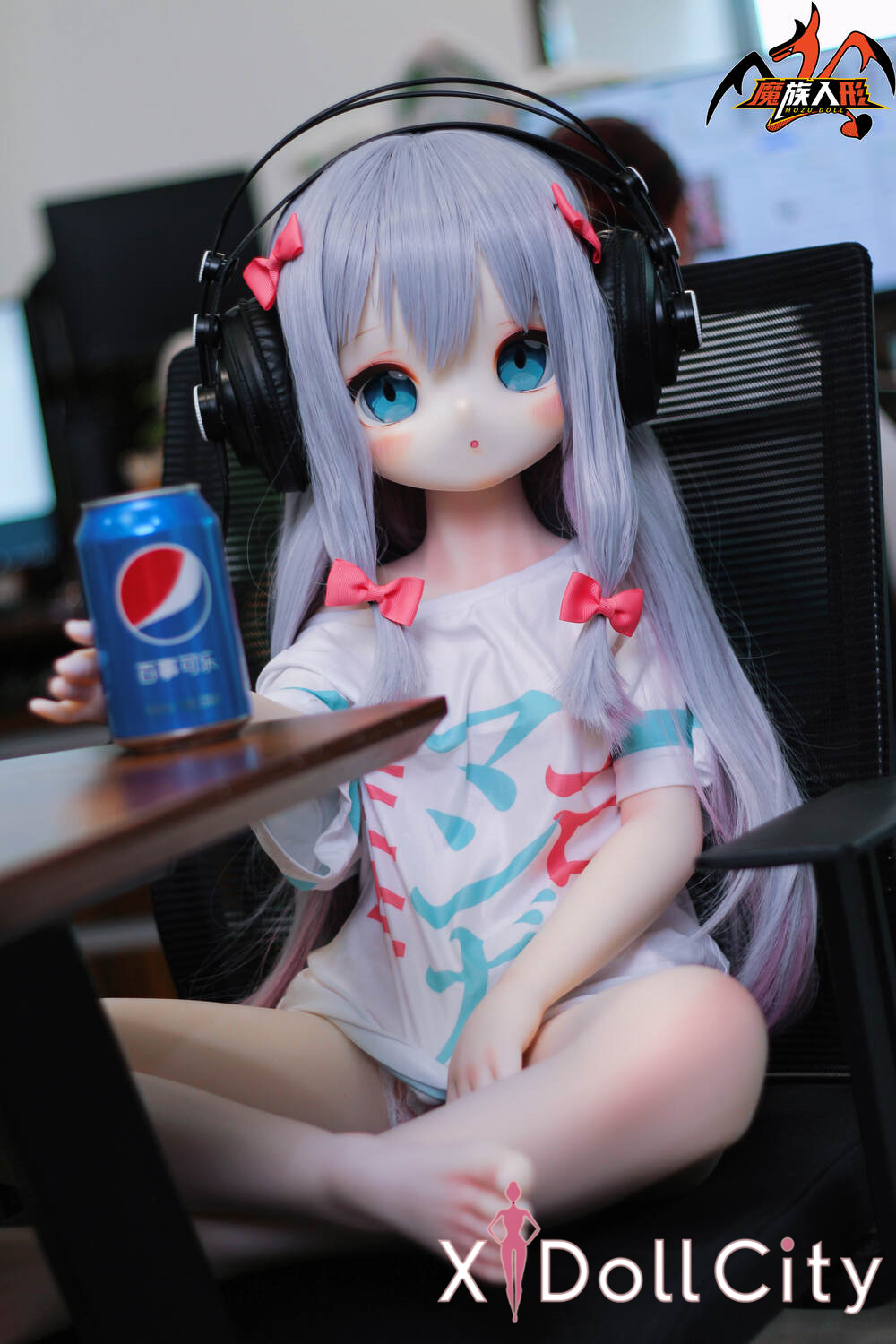 MOZU Doll 和泉纱雾 成人スタイルラブドール 可愛いアニメ系 ビニールヘッド＋TPEボディ ラブドール貧乳