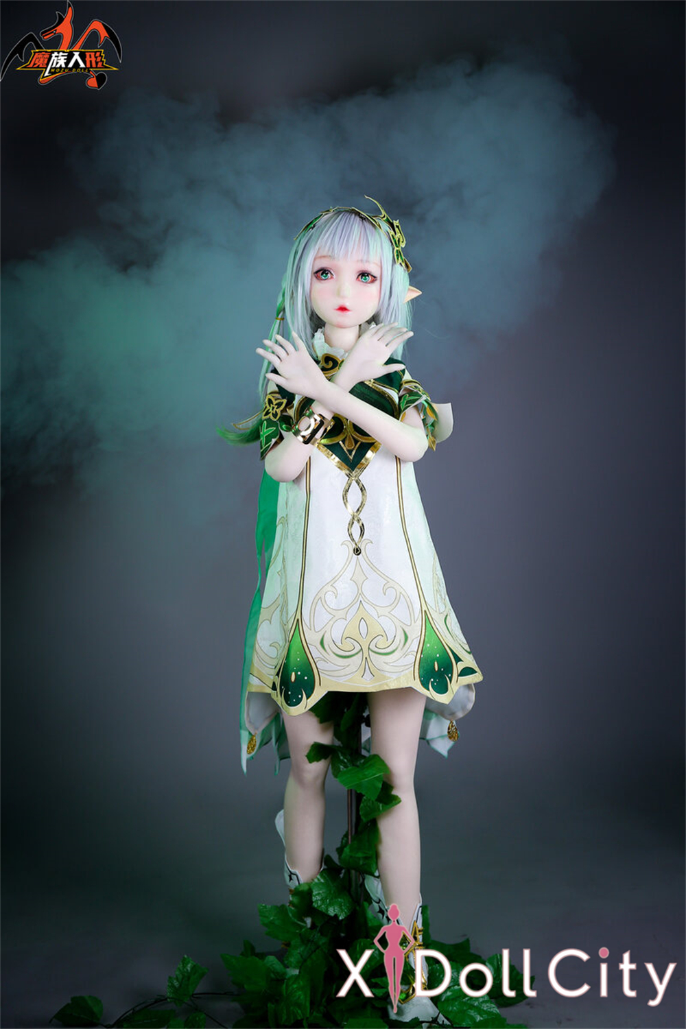 MOZU Doll 净华 成人スタイルラブドール 幻想的な癒し系アニメ シリコンヘッド+TPEボディ ラブドール良乳