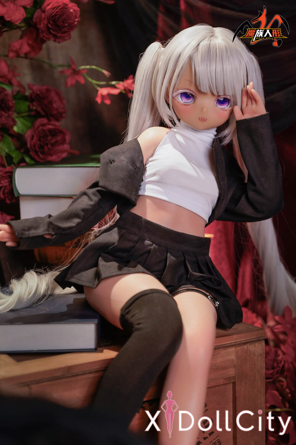 MOZU Doll 小七 成人スタイルラブドール ロリ ビニールヘッド＋TPEボディ ラブドール良乳