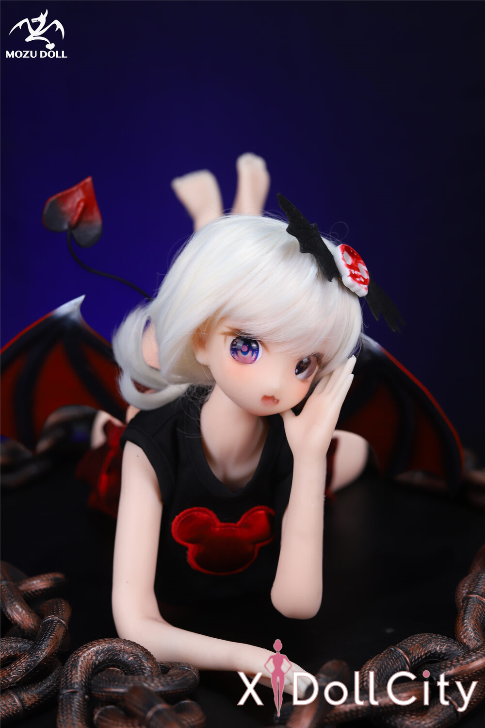 MOZU Doll 小悪魔 成人スタイルラブドール 可愛い シリコンラブドール ラブドール貧乳