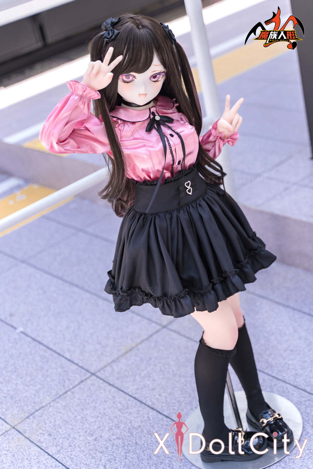 MOZU Doll 佑莉 成人スタイルラブドール 可愛い ビニールヘッド＋TPEボディ ラブドール貧乳